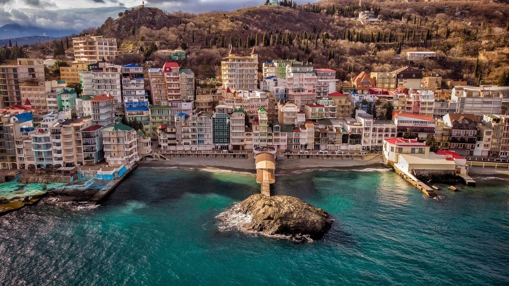 Utes village by Crimea Republic