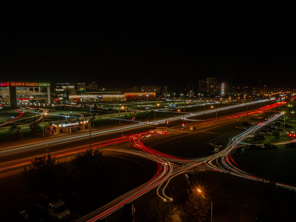 Ночной Красноярск