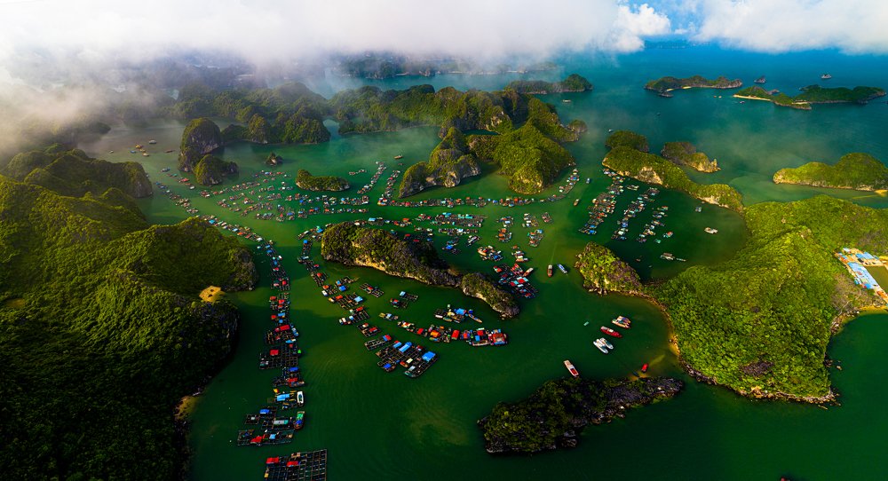 Cai Beo Port View from above