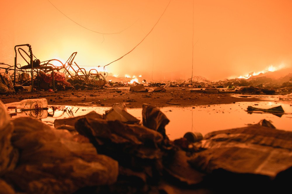 A future twisted by the flames