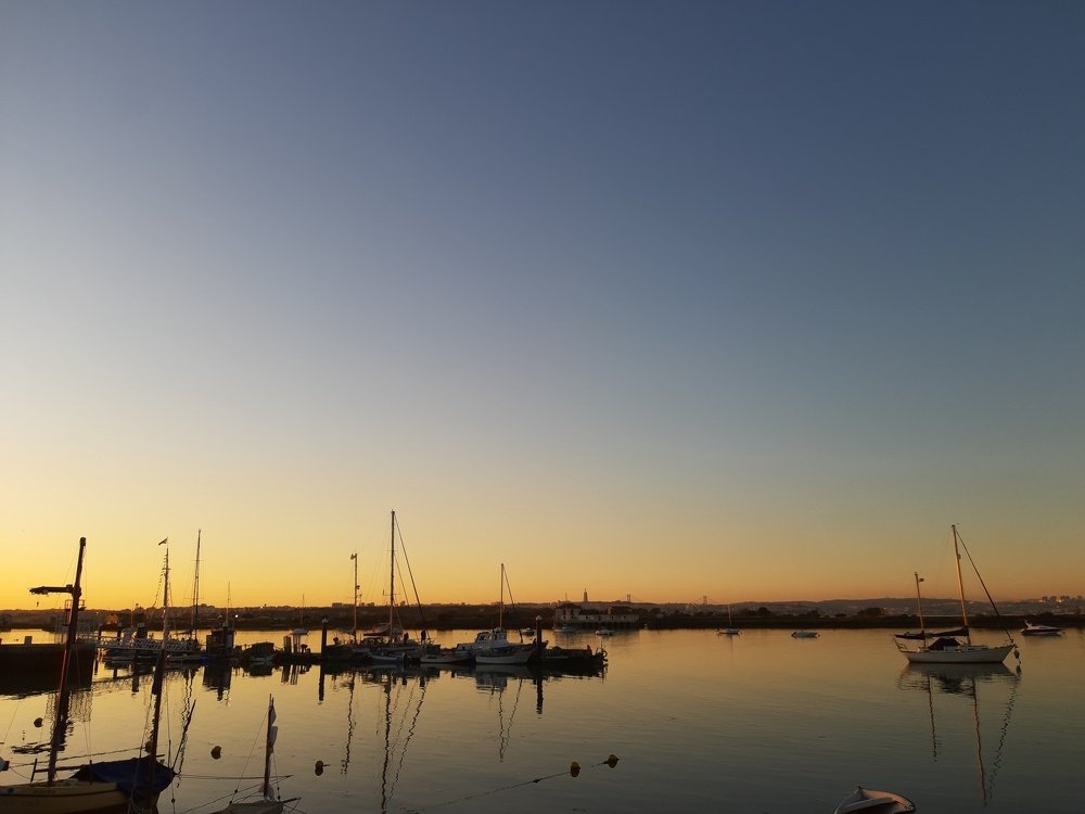 Fim de tarde.