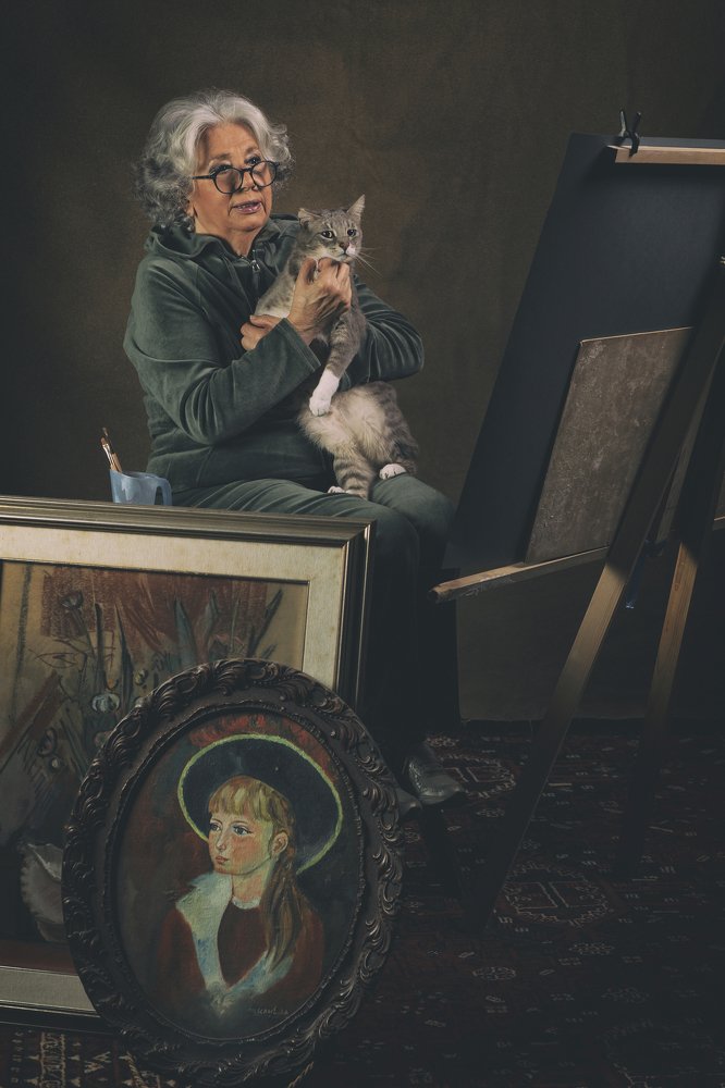 portrait of my mother