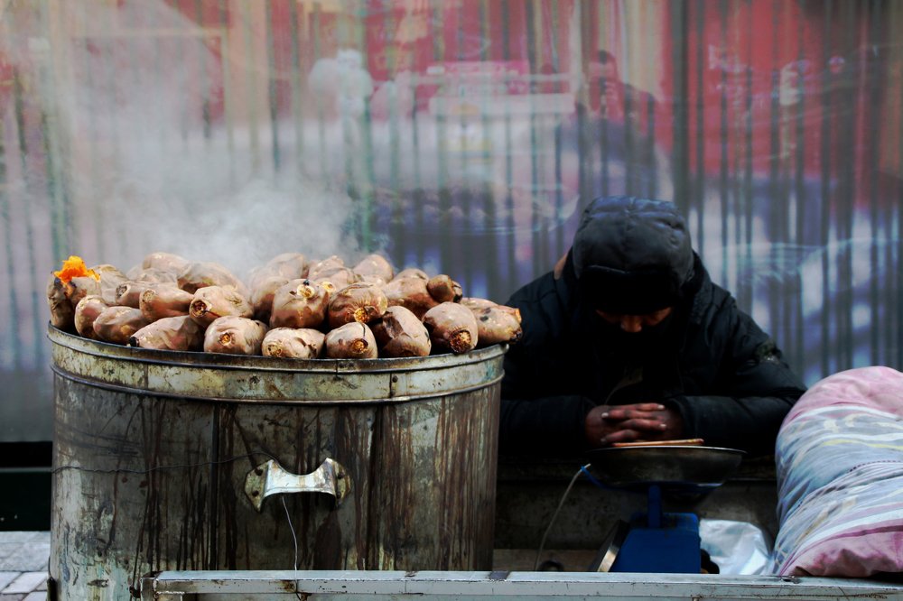 Waiting for the next customer