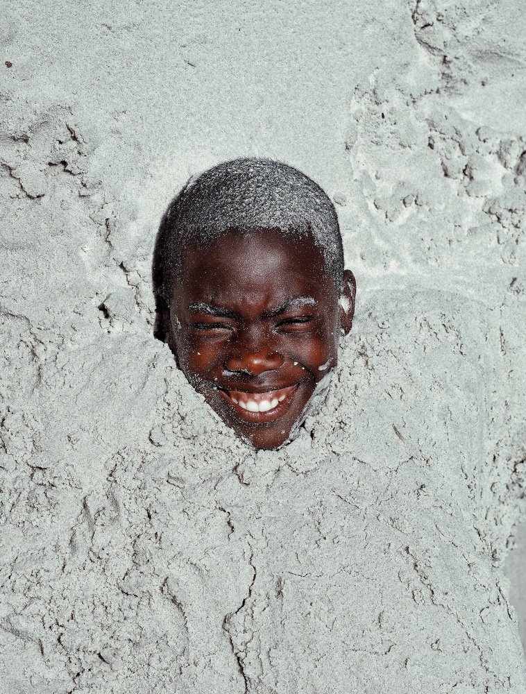 Smiling head