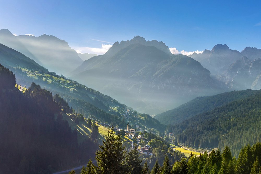 Morning in Dolomites