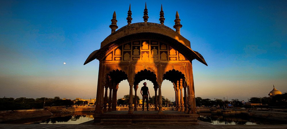 An evening at Kusum Sarovar, Uttar Pradesh,India.