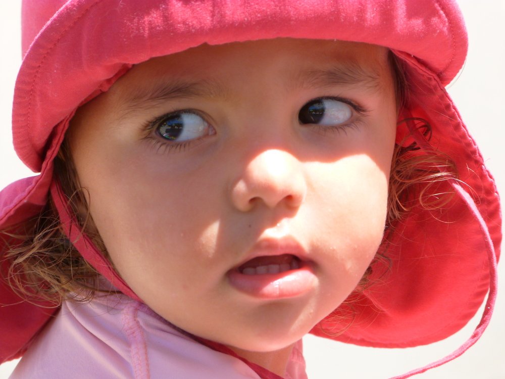 Looking at something