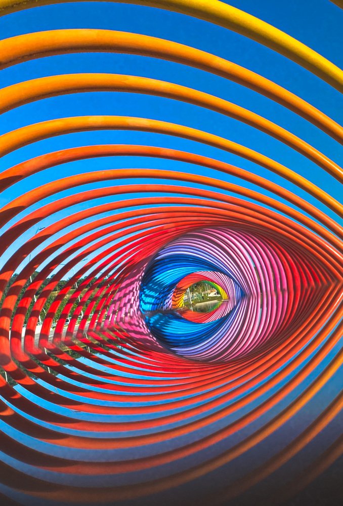 The Colorful Circle Tunnel