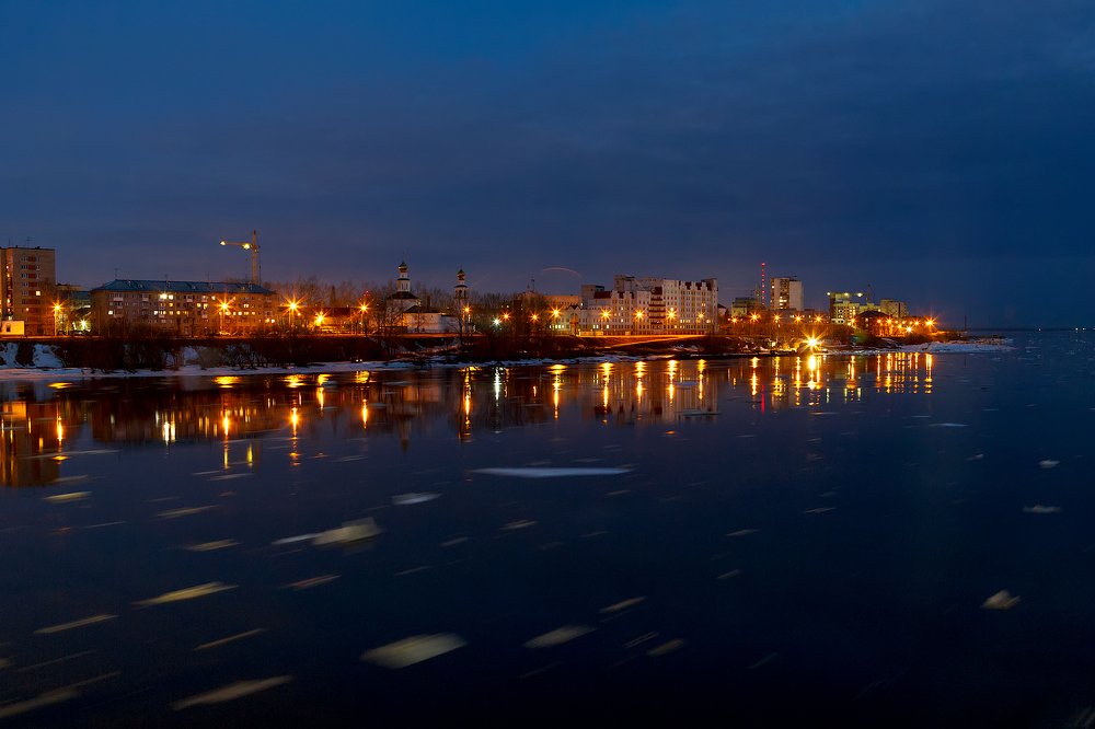 Ice drift to the Severnaya Dvina