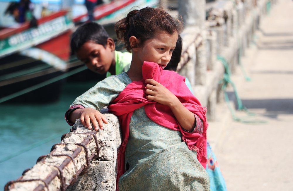 Emotion and Natural beauty of a child