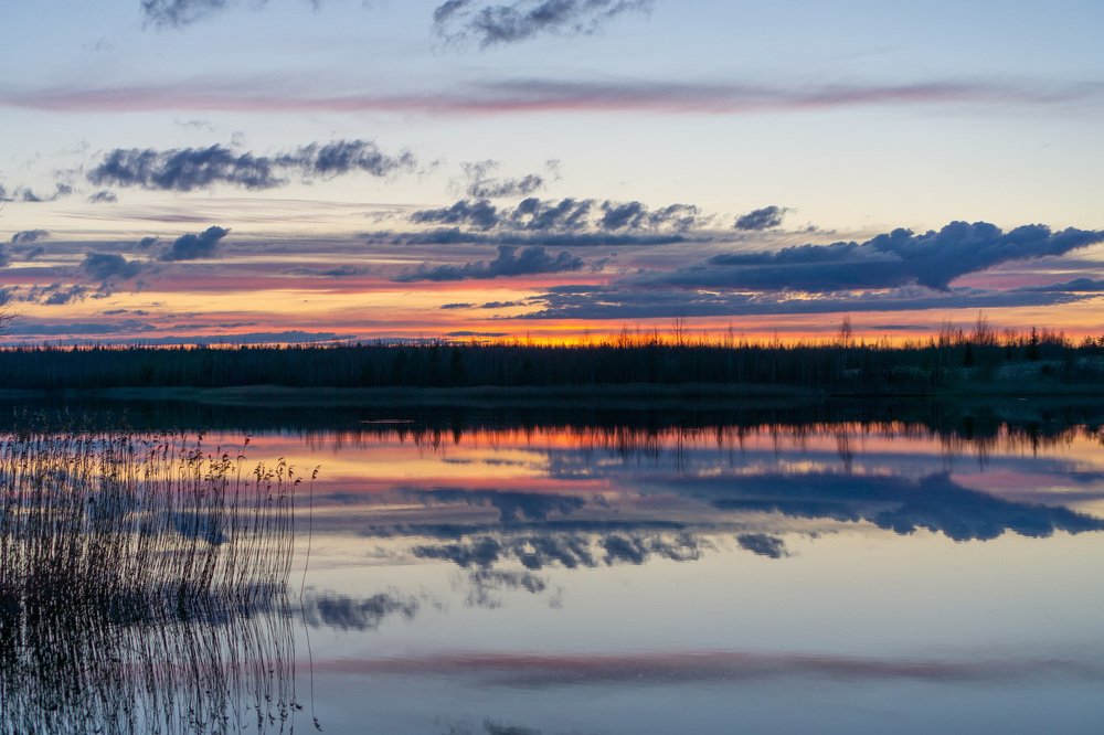 Закат на Байкале