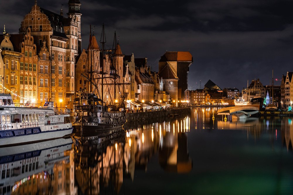 Night Gdansk, Poland