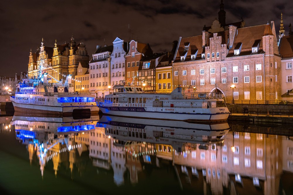 Night Gdansk, Poland