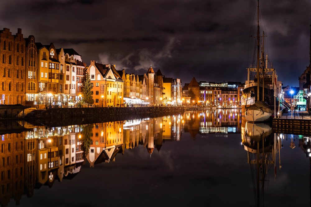 Night Gdansk, Poland