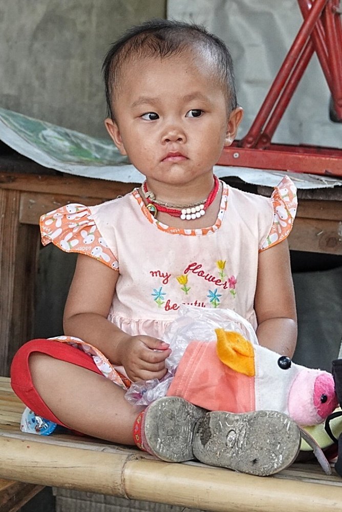 The quiet little girl.