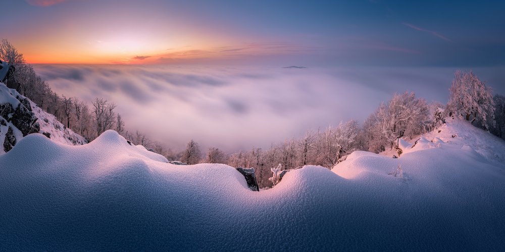 Vysoka peak above the cloads