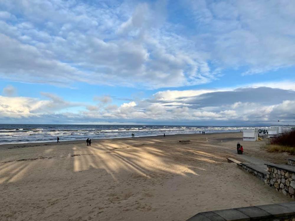 Jurmala beach. Latvia.
