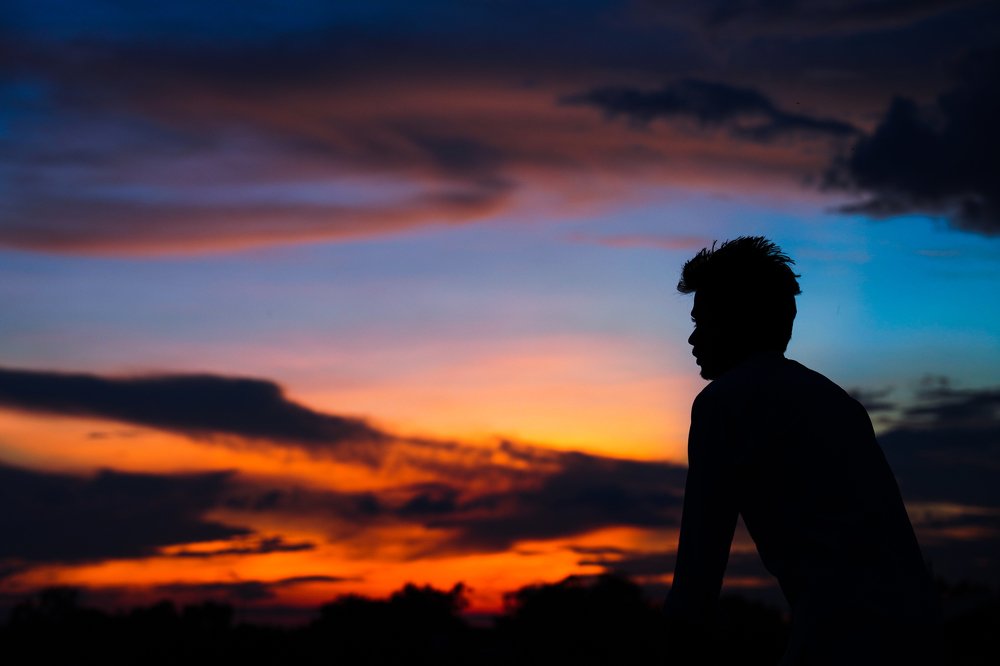 Watching the colorful nature