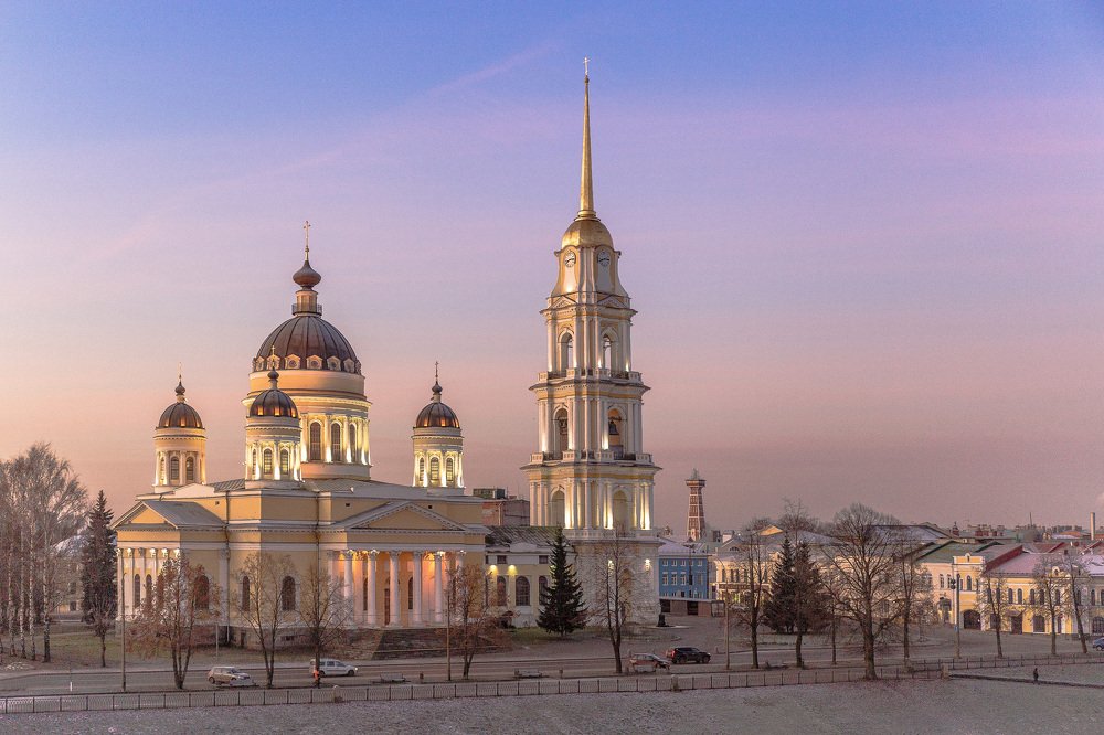 Морозное утро.