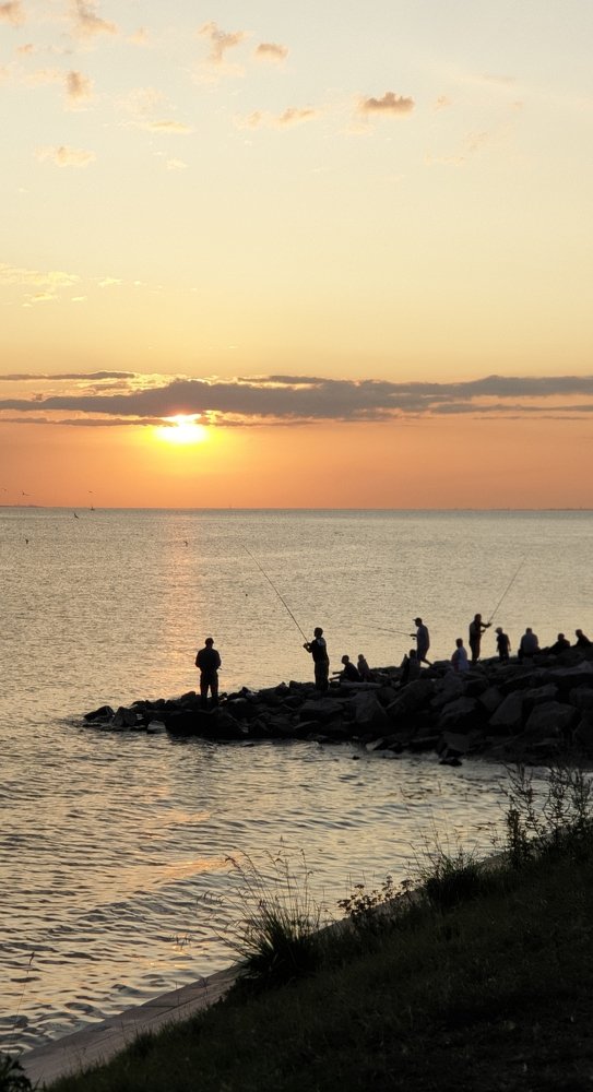 Вечер в Санкт-Петербурге, у Финского залива