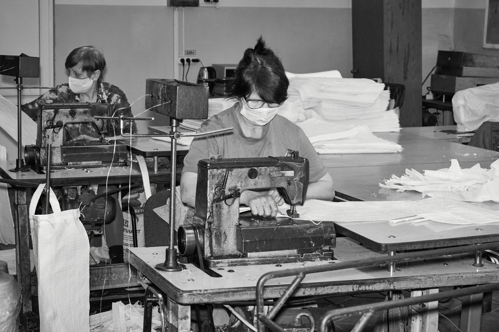 The pandemic did not stop production.