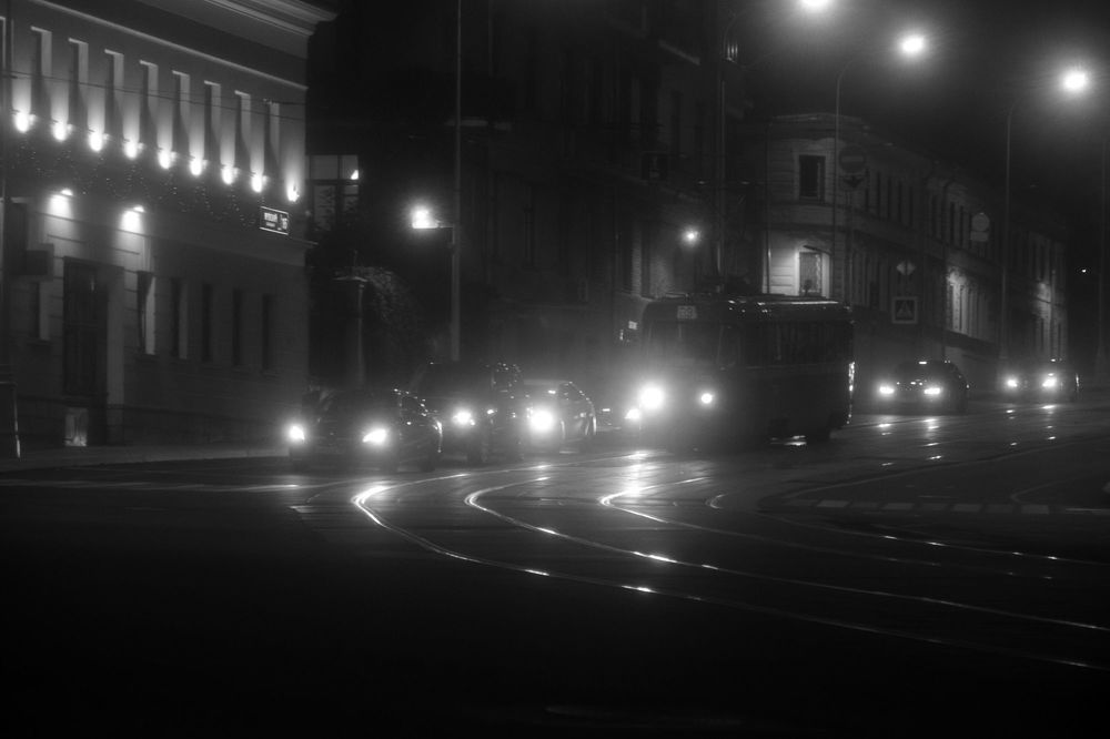 Rossia. Moscow. The midnight Mirage.