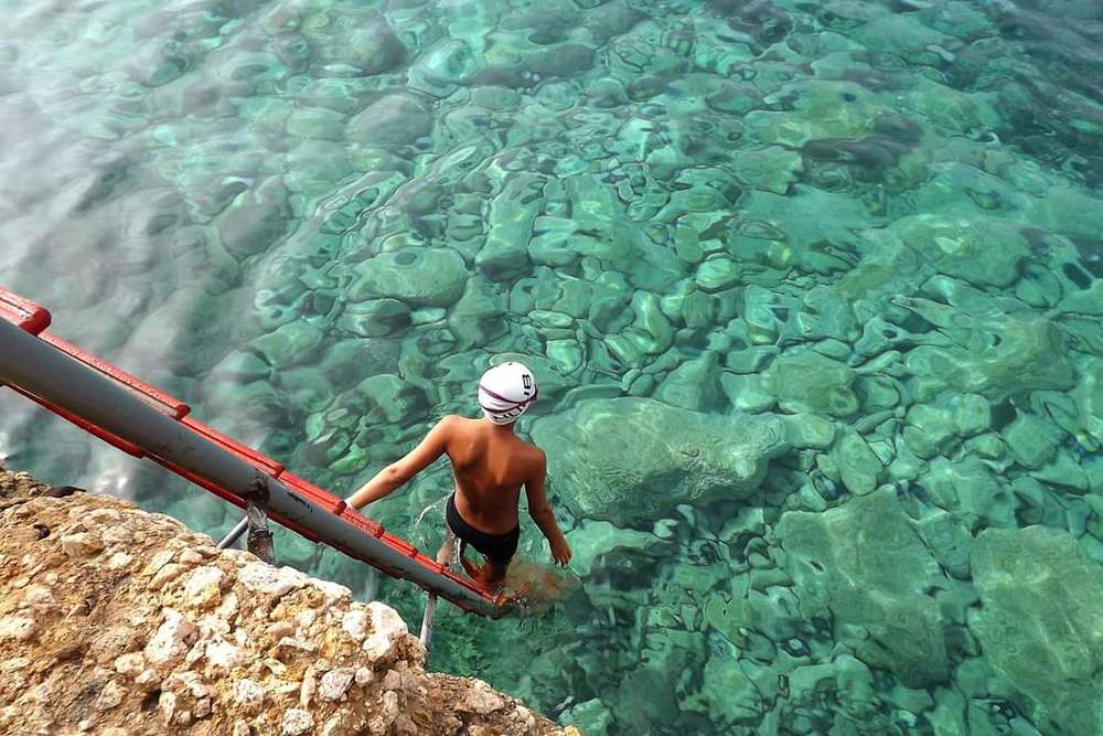 Open water swimmer.