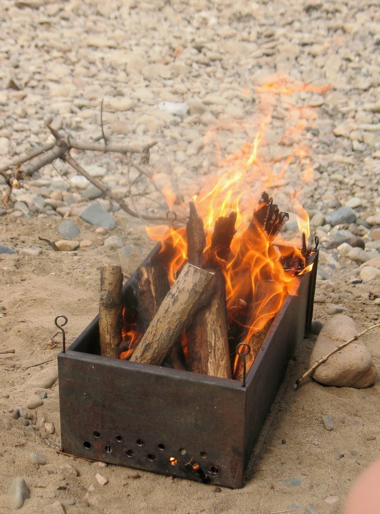 пламя костра