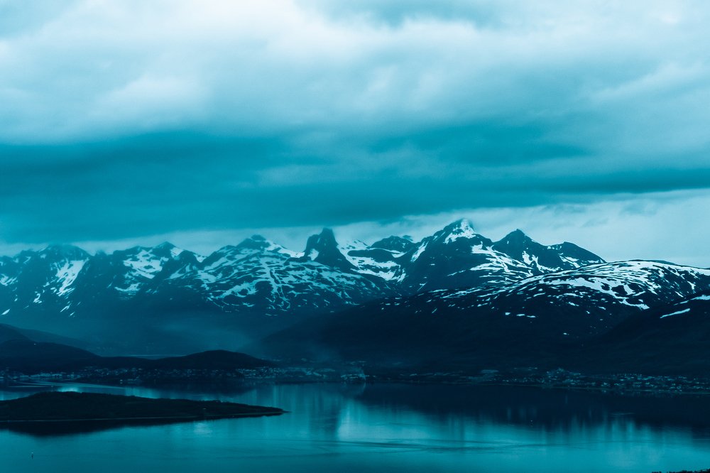 Mountains in Tromso, Norway