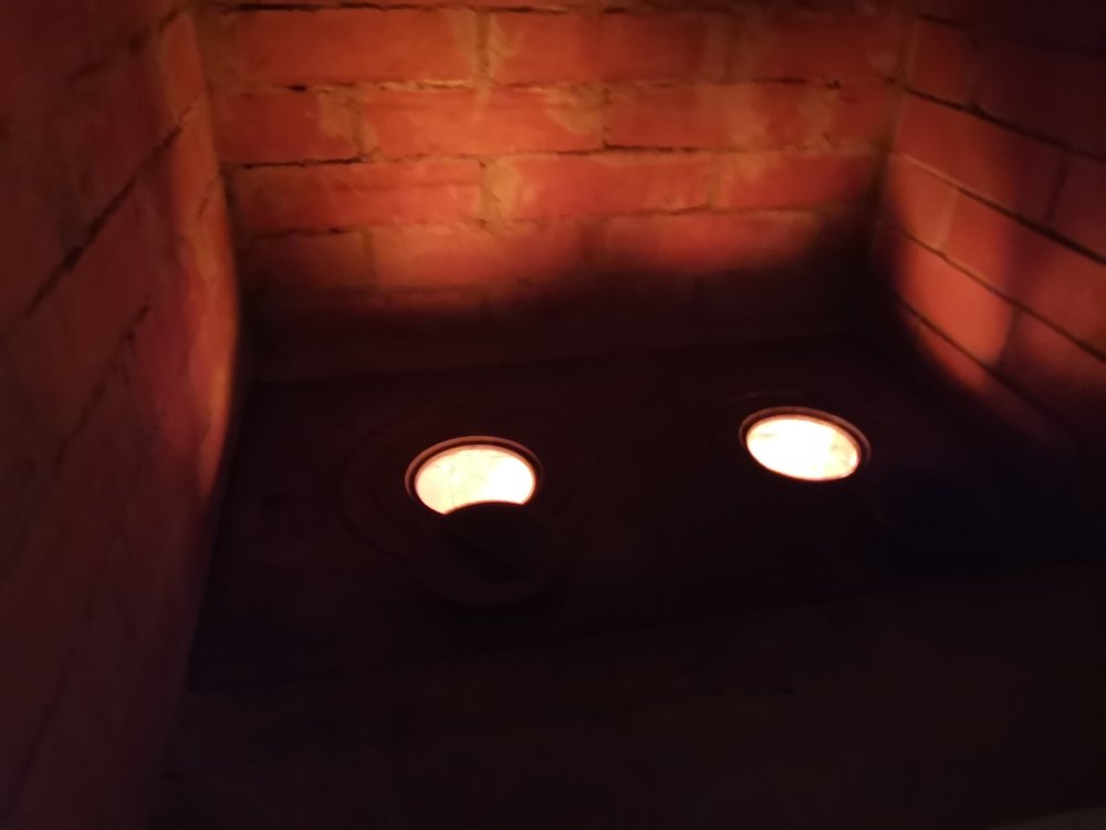 Огонь в печи