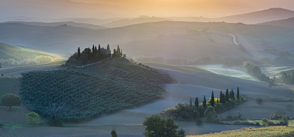 Sunrise in Tuscany