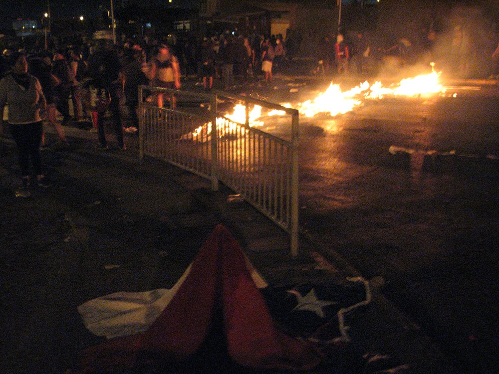 Protesta nocturna