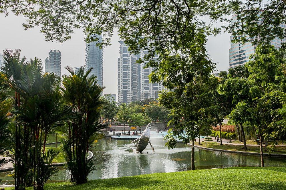 Оазис среди небоскребов.