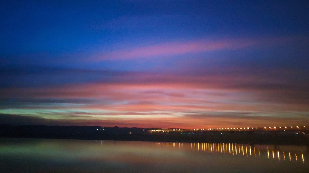Irrawaddy 's after sunset