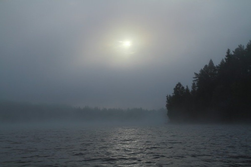 Утро туманное.