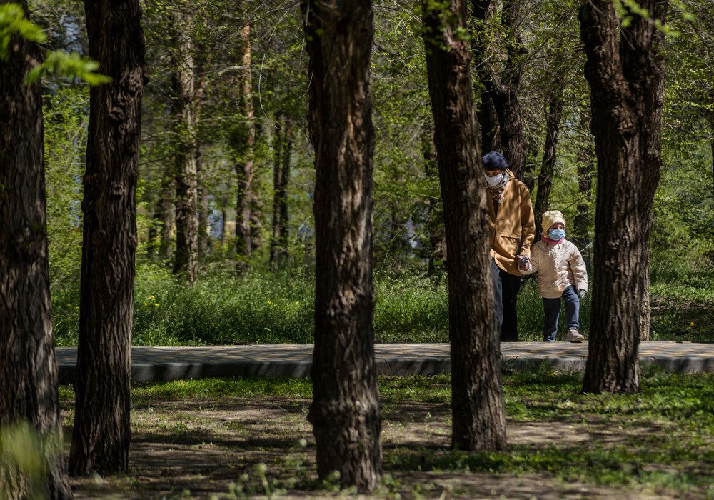 На прогулке