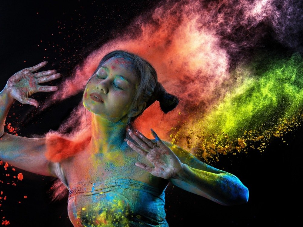 Coloured Powder
