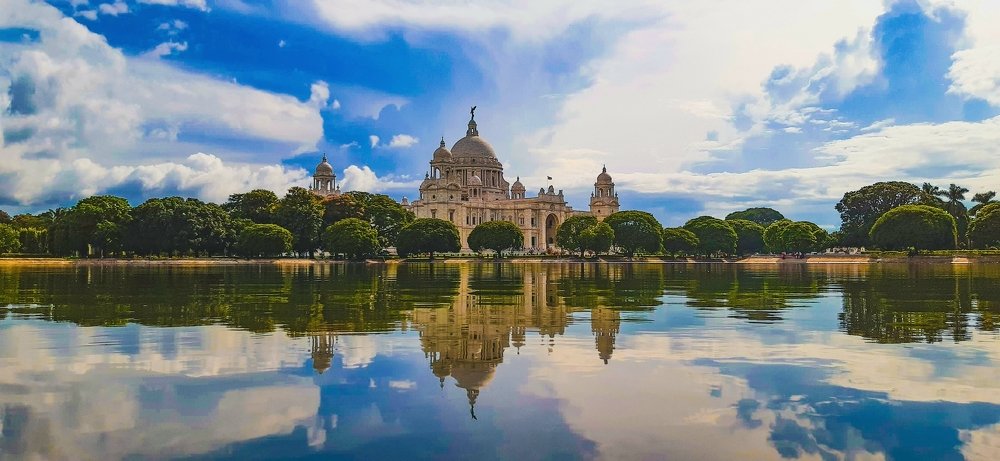 Reflection Of The Victoria Memoral Hall