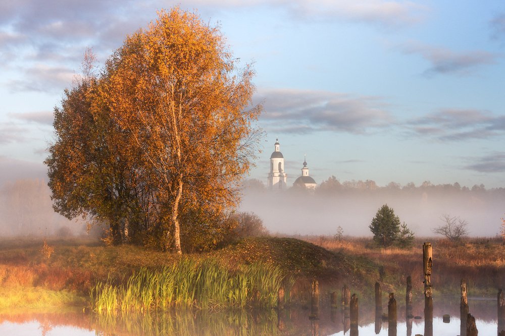 Осень, октябрь - пора золотая
