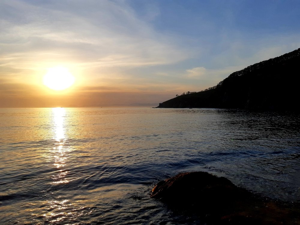 Цветной закат