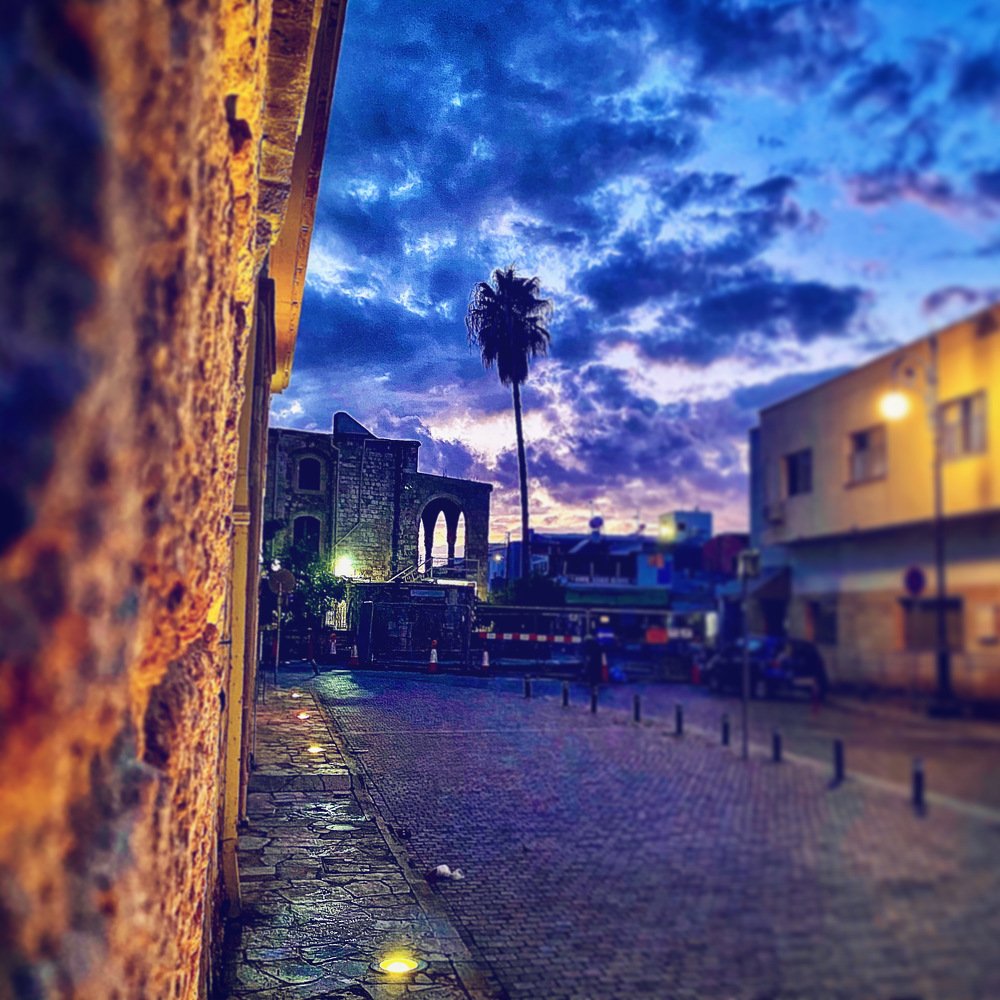 Evening walk in Larnaca