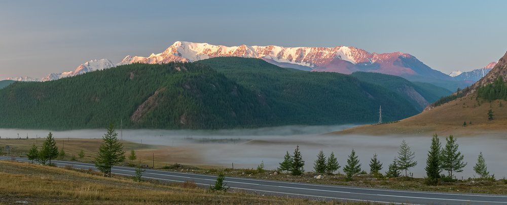 По дороге Горного-Алтая.