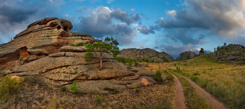 Вечернее путешествие по горным степям