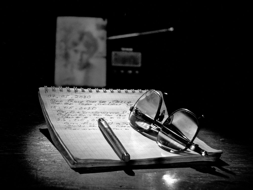 Страница дневника пожилого мужчины