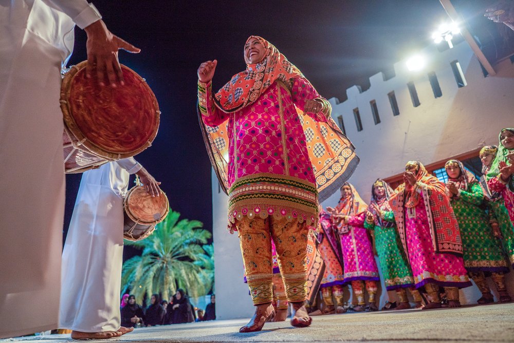 Cultural Omani Balochi dance