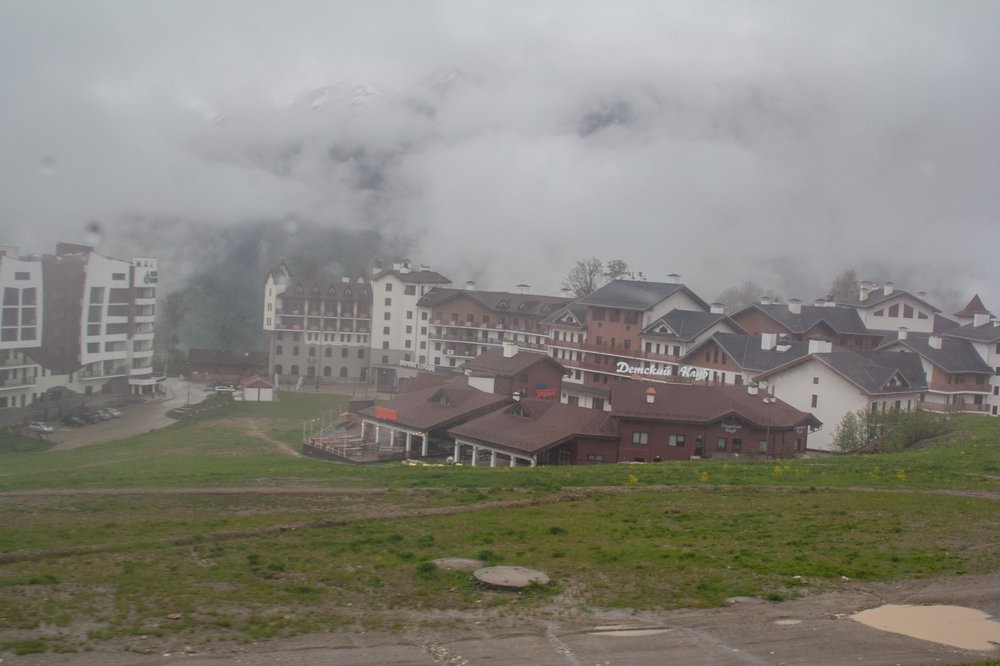 туман в Розе Хутор