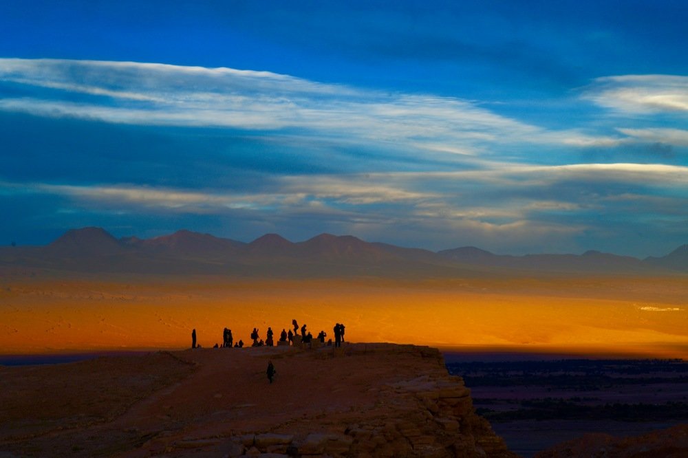 Sunset in the Atacama