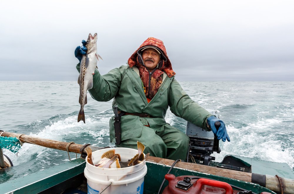 Домой с рыбалки...