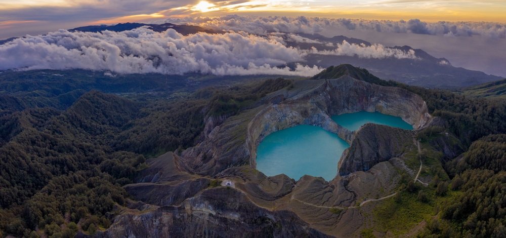 Kelimutu, Flores.