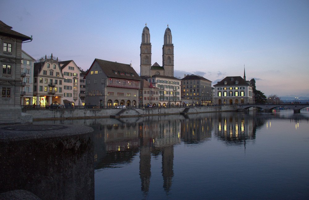 Цюрих в феврале